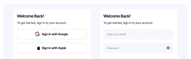 Instagram login setup preview